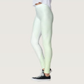 Blauwe Geel Groen Wit Trendy Modern Leggings (Links)