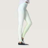 Blauwe Geel Groen Wit Trendy Modern Leggings (Rechts)