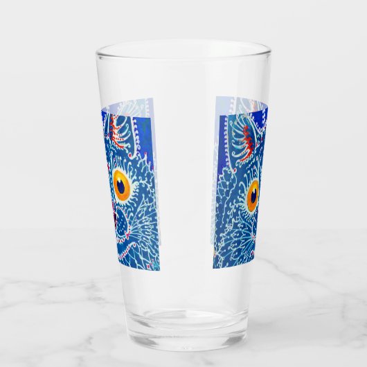 Blauwe geitenkat glas (Rechts)