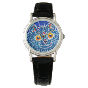 Blauwe geitenkat horloge