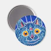 Blauwe geitenkat magneet (Voorkant / Achterkant)