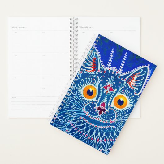 Blauwe geitenkat planner (Display)