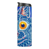 Blauwe geitenkat thermosbeker (Geroteerd rechts)