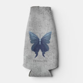 Blauwe gejuwelde vlinder flesjeskoeler (Voorkant)