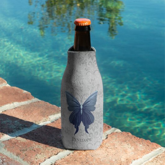 Blauwe gejuwelde vlinder flesjeskoeler (Insitu Zwembad)