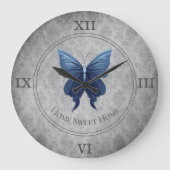 Blauwe gejuwelde vlinder grote klok (Voorkant)
