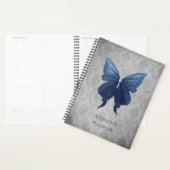 Blauwe gejuwelde vlinder planner (Display)