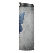 Blauwe gejuwelde vlinder thermosbeker (Geroteerd rechts)