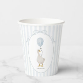 Blauwe Gekke Goose Paper Cup Papieren Bekers