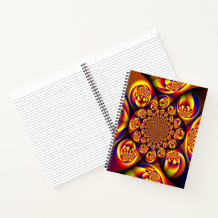 Blauwe, Gele, Gouden Mini Bollen Notitieboek