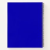Blauwe, Gele, Gouden Mini Bollen Notitieboek (Achterkant)