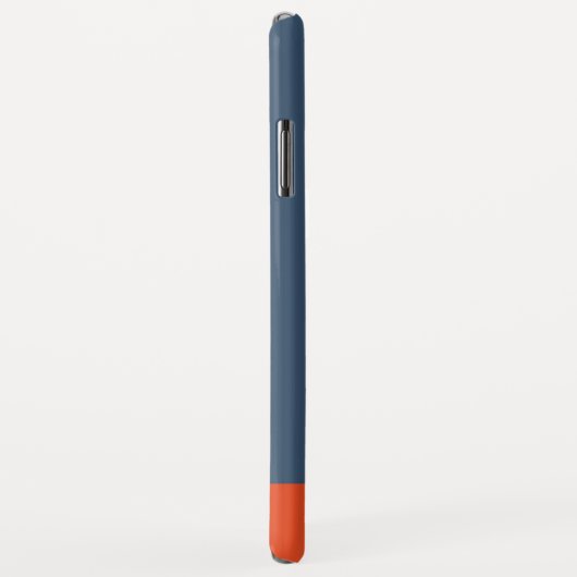 Blauwe gele rode crème Case-Mate iPhone case (Achterkant/rechts)