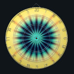 Blauwe gele straler dartbord<br><div class="desc">2023</div>