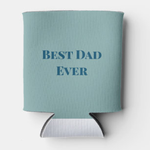 Blauwe gelukkige vaderdag beste vader ooit tekstna blikjeskoeler