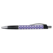 Blauwe Gem Art Structuur Pen (Bovenkant)