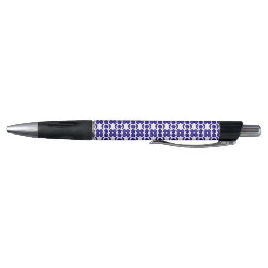 Blauwe Gem Art Structuur Pen (Bodem)