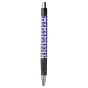 Blauwe Gem Art Structuur Pen