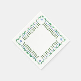 Blauwe Gemberpotten Pot Topiaire Klimplant   Servet