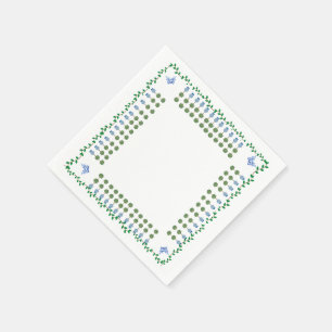 Blauwe Gemberpotten Pot Topiaire Klimplant   Servet