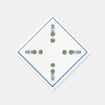 Blauwe gemberpotten Pot Topiaire Wijnstok 