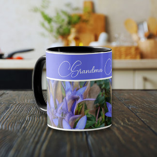 Blauwe Gentian foto Mok