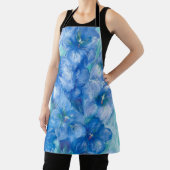 Blauwe Gentian Mountain Wildflower Scent Chef Schort (Insitu)