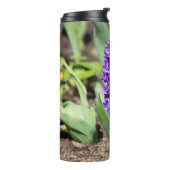 Blauwe Geocinth in de lente   Thermosbeker (Gedraaid links)