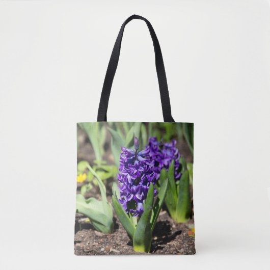 Blauwe Geocinth in de lente Tote Bag (Voorkant)