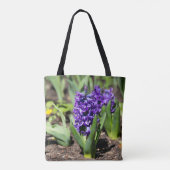 Blauwe Geocinth in de lente Tote Bag (Achterkant)