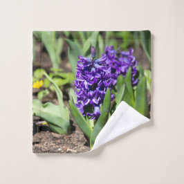 Blauwe Geocinth in de lente Washandje