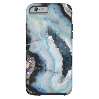 blauwe geode tough iPhone 6 hoesje
