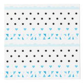 Blauwe geometrie kubus (Voorkant)