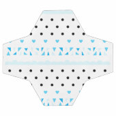 Blauwe geometrie voetbal (Enkel)