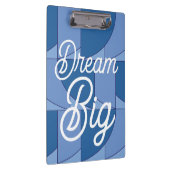 Blauwe Geometrische Abstracte Kunst Klembord (Rechts)