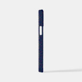 Blauwe Geometrische Gele Ovalen Telefoonhoes iPhone Hoesje (Rechterkant)