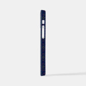 Blauwe Geometrische Gele Ovalen Telefoonhoes iPhone Hoesje (Linkerkant)