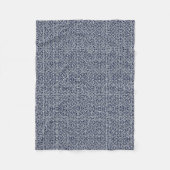 Blauwe geometrische tech deken (Voorkant)