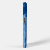 Blauwe geometrische telefoonhoes – Modern abstract Case-Mate iPhone Case (Achterkant / Rechts)