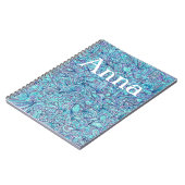 Blauwe gepersonaliseerde Notitieboek (Linkerzijde)