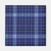 Blauwe geruite magneet (Voorkant)