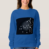 Blauwe Gescheurde Sweatshirt (Voorkant)
