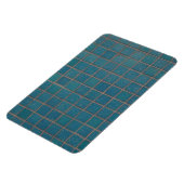 blauwe gespikkelde tegels magneet (Linkerzijde)