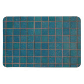 blauwe gespikkelde tegels magneet (Horizontaal)