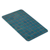 blauwe gespikkelde tegels magneet (Rechterzijde)