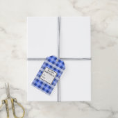 Blauwe gespleten Labels van de Birthday Gift Cadeaulabel (Met Touw)