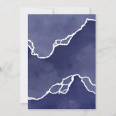 blauwe getijden feestdagenkaart (Voorkant)