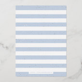 Blauwe gevlekte eitjes Paashunt uitnodiging (Achterkant)