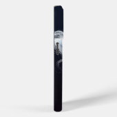 Blauwe gewone morfovlinder in Lily Case-Mate iPhone Case (Achterkant / Rechts)