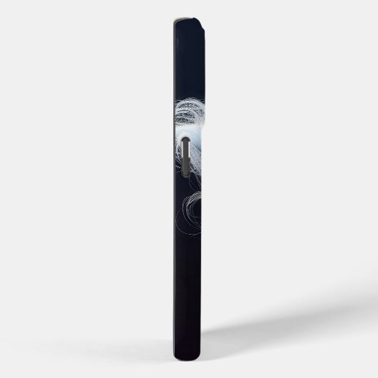 Blauwe gewone morfovlinder in Lily Case-Mate iPhone Case (Achterkant / Rechts)