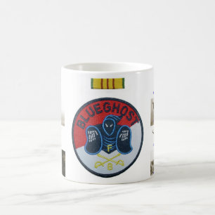 Blauwe Ghost-patch en platoons-mok Koffiemok